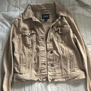 Beige jean jacket Landsend